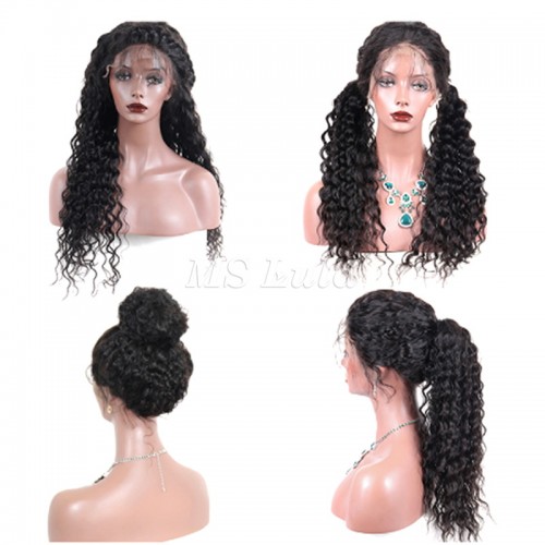 Deep Wave 360 Lace Front Wig 180 Density | Human Hair Wig | Lace Front